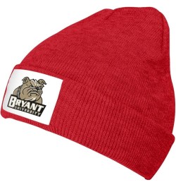 Bryant University Stretch Beanie Knit Hat for Men Women Winter Fall Spring Warm Cap Red $14.15 Skullies & Beanies