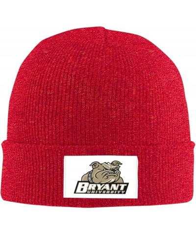 Bryant University Stretch Beanie Knit Hat for Men Women Winter Fall Spring Warm Cap Red $14.15 Skullies & Beanies