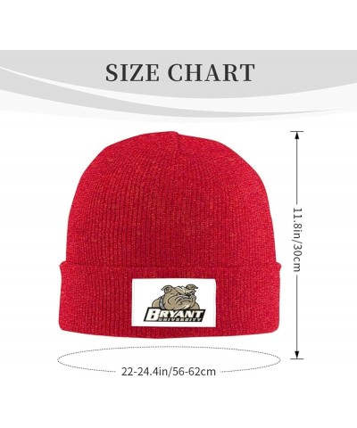 Bryant University Stretch Beanie Knit Hat for Men Women Winter Fall Spring Warm Cap Red $14.15 Skullies & Beanies