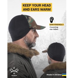 Mens Winter Hat with Earflaps and Visor - Warm Trucker Baseball Cap Hat Wood Camo $13.70 Baseball Caps