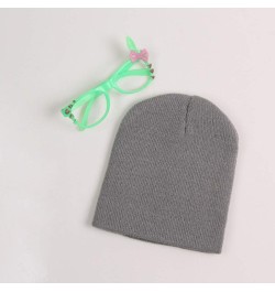 Babys Cute Knitted Beanie Hats Winter Warmer Soft Slouchy Beanies Cap Soft Stretch Hats for Cold Weather V03-dark Gray $7.19 ...