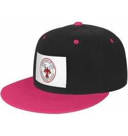 Flag of The Menominee Nation Baseball Cap for Men Women Snapback Hat Adjustable Flat Bill Hats Pink $14.58 Baseball Caps