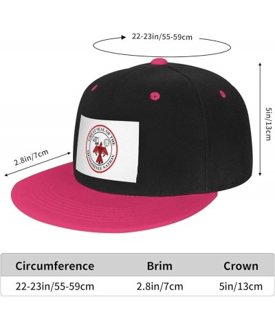 Flag of The Menominee Nation Baseball Cap for Men Women Snapback Hat Adjustable Flat Bill Hats Pink $14.58 Baseball Caps