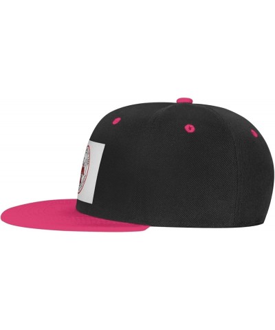 Flag of The Menominee Nation Baseball Cap for Men Women Snapback Hat Adjustable Flat Bill Hats Pink $14.58 Baseball Caps