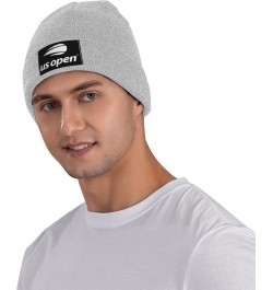 Us Open Tennis Stretch Knit Hat for Men Women Winter Warm Cap Gray $6.94 Skullies & Beanies