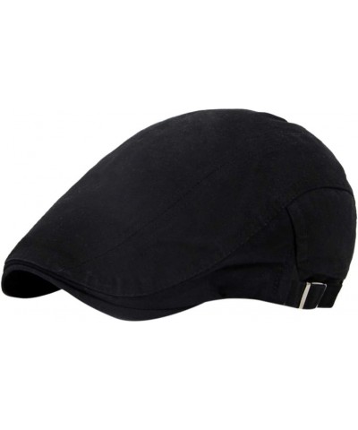 Cotton Travel hat Men's Outdoor Sun Peak Fashion hat Cap Beret Forward Baseball Caps French Bonnet Hat Black 3 $11.86 Newsboy...