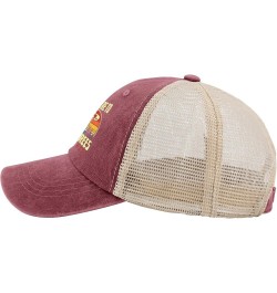 I'm here to hit Trees and Curse Trucker hat River hat Womens Trucker hat Gifts for Dad Golf Hats Wine Red02 $11.43 Sun Hats