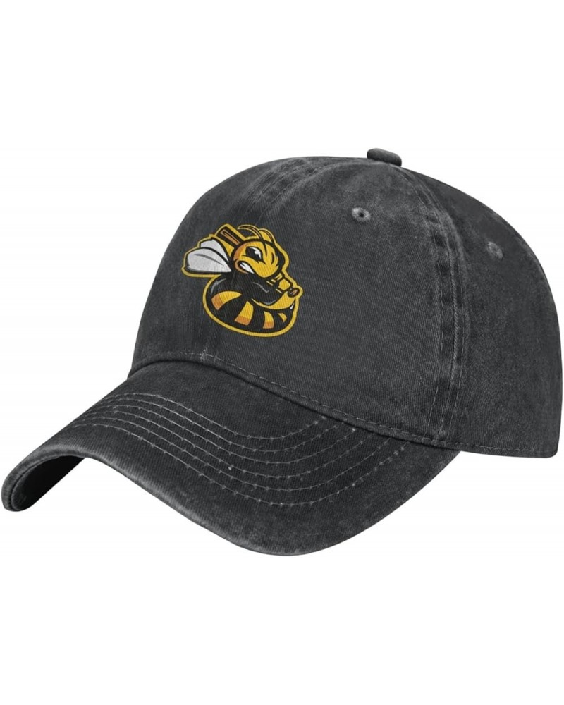 Salt Lake Bees Cowboy Hats，Unisex Adjustable for Hat Baseball Cap Casquette Black $12.24 Cowboy Hats