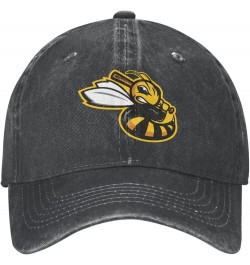 Salt Lake Bees Cowboy Hats，Unisex Adjustable for Hat Baseball Cap Casquette Black $12.24 Cowboy Hats