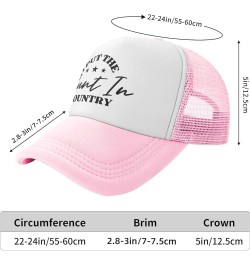 I Put The Cunt in Country Mesh Hat Cap Men Women Baseball Cap Trucker Hat Black Pink $10.33 Baseball Caps