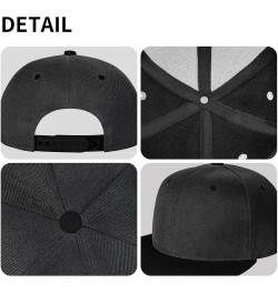 Unisex Baseball Cap Hip Hop Flat Bill Brim Trucker Hats Breathable Snapback Cap Adjustable Dad Golf Hat White $12.64 Baseball...