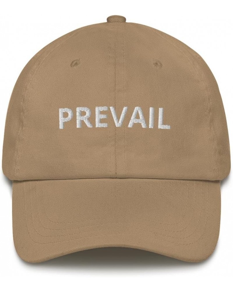 Prevail Dad Hat Keep Going Win Hat Khaki $14.61 Baseball Caps