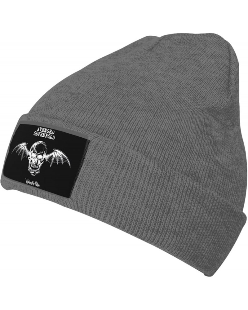 Avenged Band Sevenfold Beanie Hat Unisex Knit Soft Cuffed Hat Slouchy Fashionable Knitted Hat Deep Heather $11.64 Skullies & ...