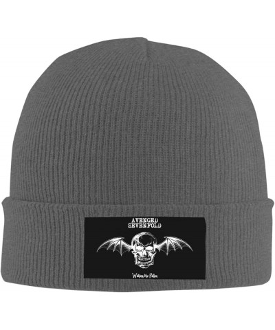 Avenged Band Sevenfold Beanie Hat Unisex Knit Soft Cuffed Hat Slouchy Fashionable Knitted Hat Deep Heather $11.64 Skullies & ...