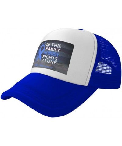 in This Family Nobody Fights Alone ALS Awareness Flag-Trucker Hats Denim Hats Cowboy Knit hat Baseball Caps Fisherman's hat B...