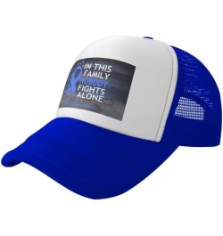 in This Family Nobody Fights Alone ALS Awareness Flag-Trucker Hats Denim Hats Cowboy Knit hat Baseball Caps Fisherman's hat B...