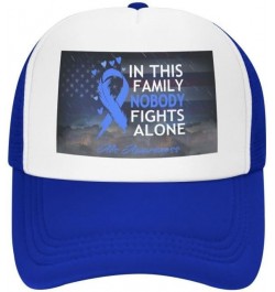 in This Family Nobody Fights Alone ALS Awareness Flag-Trucker Hats Denim Hats Cowboy Knit hat Baseball Caps Fisherman's hat B...