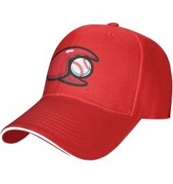 Hickory Crawdads Sandwich Cap Unisex Classic Baseball Capunisex Adjustable Casquette Dad Hat Red $7.50 Baseball Caps