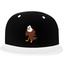 Cool Eagles Snapback Hat for Men Women Baseball Cap Trucker Flat Bill Hats Dad Caps White $12.60 Baseball Caps