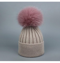 Adults Wool Winter Woman Hats Knitted Vogue Warm Casual Beanies Khaki -- No Ball $19.67 Skullies & Beanies