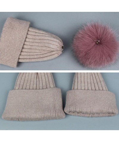 Adults Wool Winter Woman Hats Knitted Vogue Warm Casual Beanies Khaki -- No Ball $19.67 Skullies & Beanies