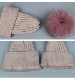 Adults Wool Winter Woman Hats Knitted Vogue Warm Casual Beanies Khaki -- No Ball $19.67 Skullies & Beanies