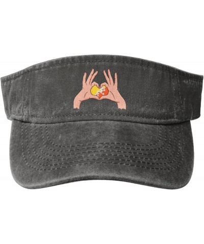 Holding Love in Your Hands Flag of Bhutan Sun Hat Sun Visor Hats for Women Men Baseball Cap Golf Hats Deep Heather $10.89 Visors