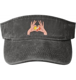 Holding Love in Your Hands Flag of Bhutan Sun Hat Sun Visor Hats for Women Men Baseball Cap Golf Hats Deep Heather $10.89 Visors