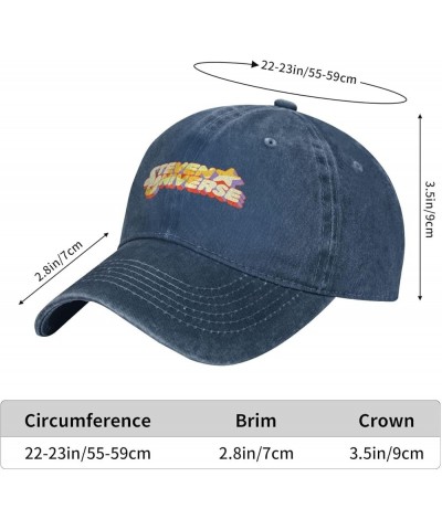 Steven Anime Universe Womens Mens Baseball Cap Vintage Cotton Washed Caps Adjustable Dad Hat Black Navy Blue $11.90 Baseball ...