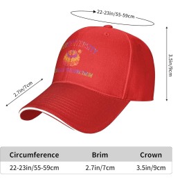 Unisex Baseball Hats Neurodiversity Brain Autism Awareness Low Profile Dad Hat Adjustable Casquette Cap Red $9.71 Baseball Caps