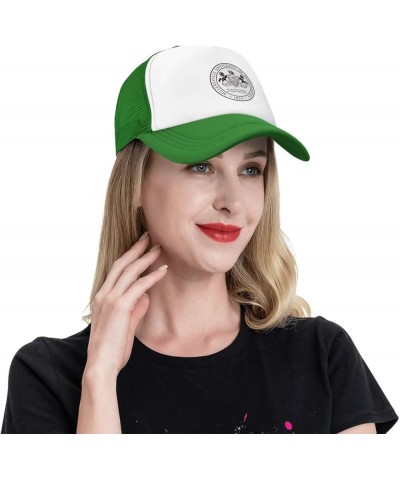 Millersville University Trucker Hats for Both Men and Women - Mesh Baseball Snapback Hats Green $12.38 Baseball Caps