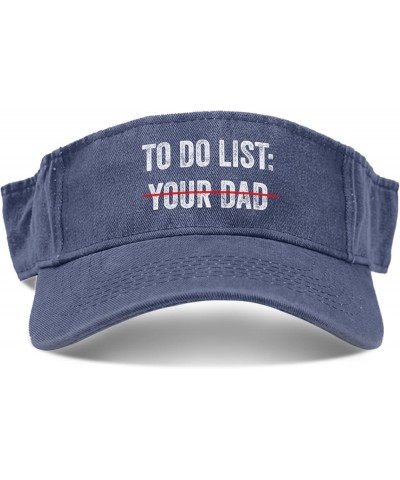 to Do List Your DAD Hats Visor Hats for Women Baseball Hats Funny Sun Hat Navy $10.11 Visors