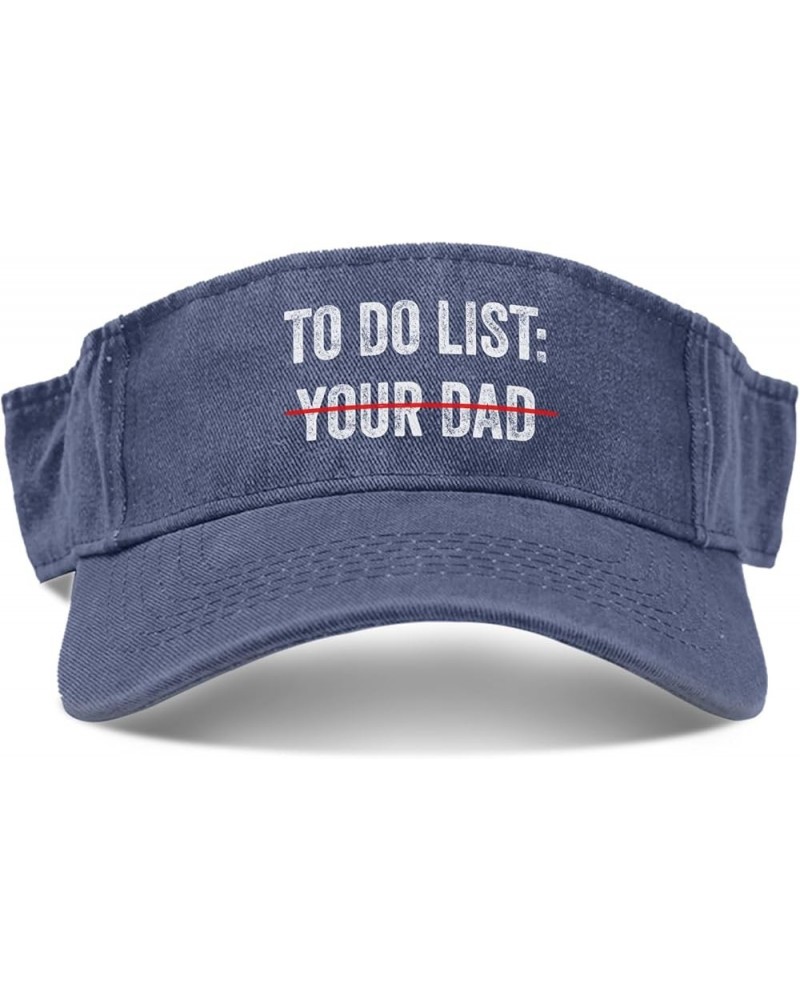 to Do List Your DAD Hats Visor Hats for Women Baseball Hats Funny Sun Hat Navy $10.11 Visors