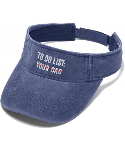 to Do List Your DAD Hats Visor Hats for Women Baseball Hats Funny Sun Hat Navy $10.11 Visors