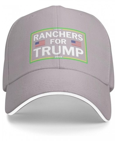 Ranchers for Trump 2024 Hat Pro Farmer for Trump 2024 Baseball Cap for Men Women Trucker Hats Funny Cap Gray $11.87 Baseball ...