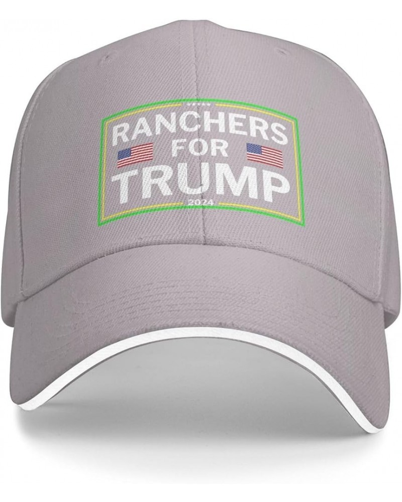 Ranchers for Trump 2024 Hat Pro Farmer for Trump 2024 Baseball Cap for Men Women Trucker Hats Funny Cap Gray $11.87 Baseball ...