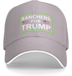 Ranchers for Trump 2024 Hat Pro Farmer for Trump 2024 Baseball Cap for Men Women Trucker Hats Funny Cap Gray $11.87 Baseball ...