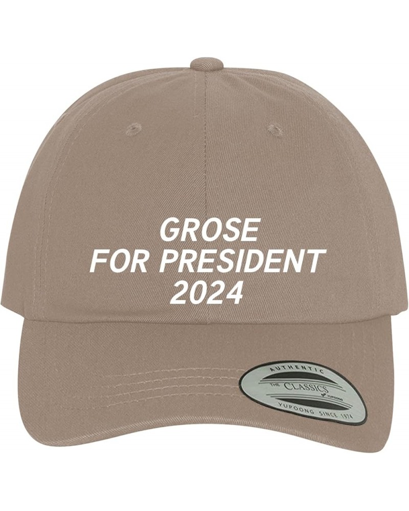 Grose for President 2024 - Comfortable Dad Hat Baseball Cap Khaki $17.60 Baseball Caps