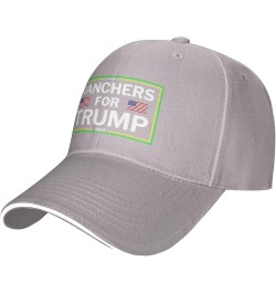 Ranchers for Trump 2024 Hat Pro Farmer for Trump 2024 Baseball Cap for Men Women Trucker Hats Funny Cap Gray $11.87 Baseball ...