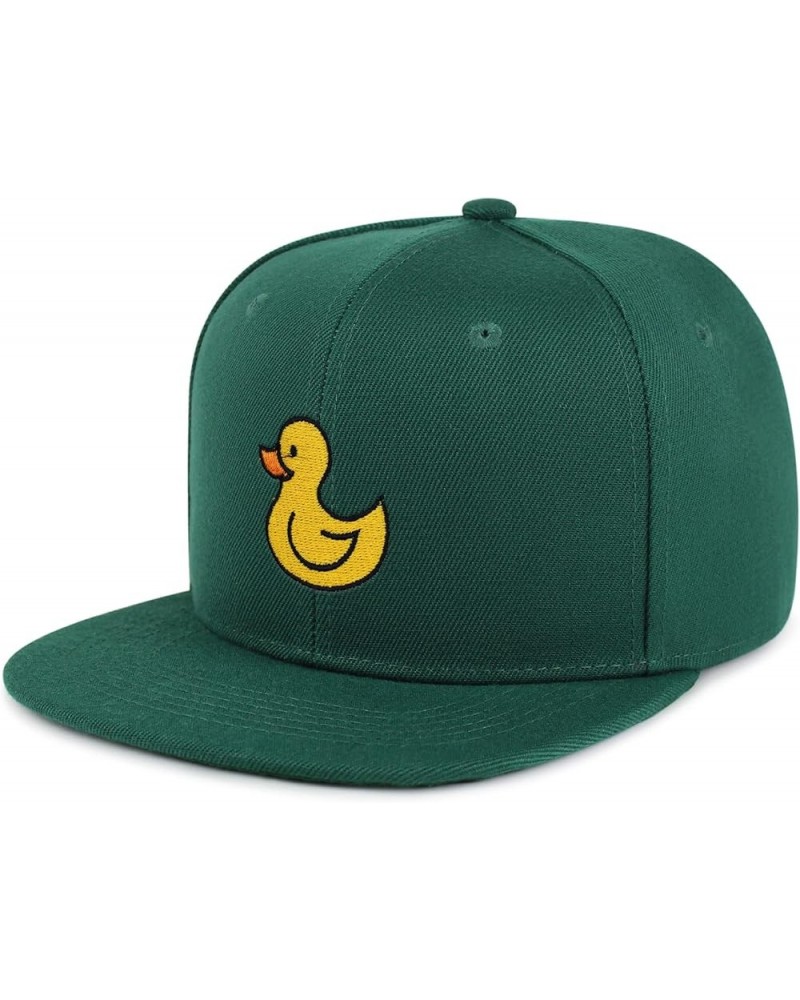 Duck Hip-Hop Snapback Hat Embroidered Baseball Cap Rubberduck Toy 06. Green $11.74 Baseball Caps