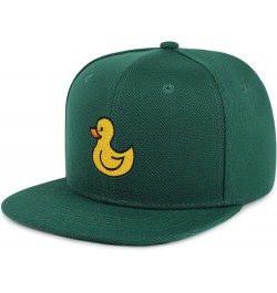 Duck Hip-Hop Snapback Hat Embroidered Baseball Cap Rubberduck Toy 06. Green $11.74 Baseball Caps