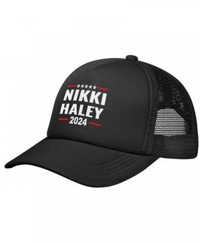 Nikki Haley for-President 2024 USA Republican Collection Baseball Cap Adjustable Casual Mesh Hats Duck Tongue Hat for Men Wom...