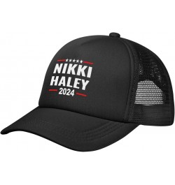 Nikki Haley for-President 2024 USA Republican Collection Baseball Cap Adjustable Casual Mesh Hats Duck Tongue Hat for Men Wom...