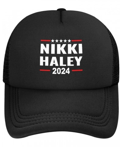 Nikki Haley for-President 2024 USA Republican Collection Baseball Cap Adjustable Casual Mesh Hats Duck Tongue Hat for Men Wom...