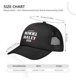 Nikki Haley for-President 2024 USA Republican Collection Baseball Cap Adjustable Casual Mesh Hats Duck Tongue Hat for Men Wom...