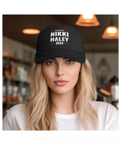 Nikki Haley for-President 2024 USA Republican Collection Baseball Cap Adjustable Casual Mesh Hats Duck Tongue Hat for Men Wom...