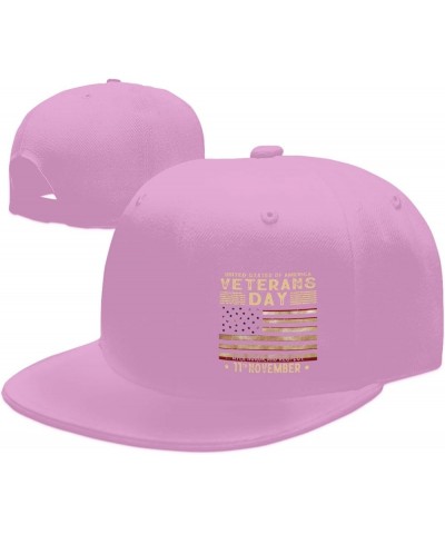 Unisex Baseball Hat American Flag Veteran Vintage Dad Hat Adjustable Casquette Cap,Black Pink $9.71 Baseball Caps