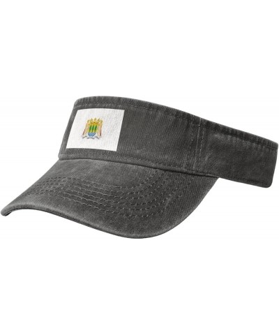 Flag of Guipúzcoa Sun Visor Hats for Women Men Sun Hat Vintage Golf Hat Adjustable Baseball Cap Deep Heather $11.64 Visors