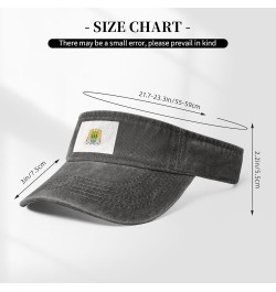 Flag of Guipúzcoa Sun Visor Hats for Women Men Sun Hat Vintage Golf Hat Adjustable Baseball Cap Deep Heather $11.64 Visors