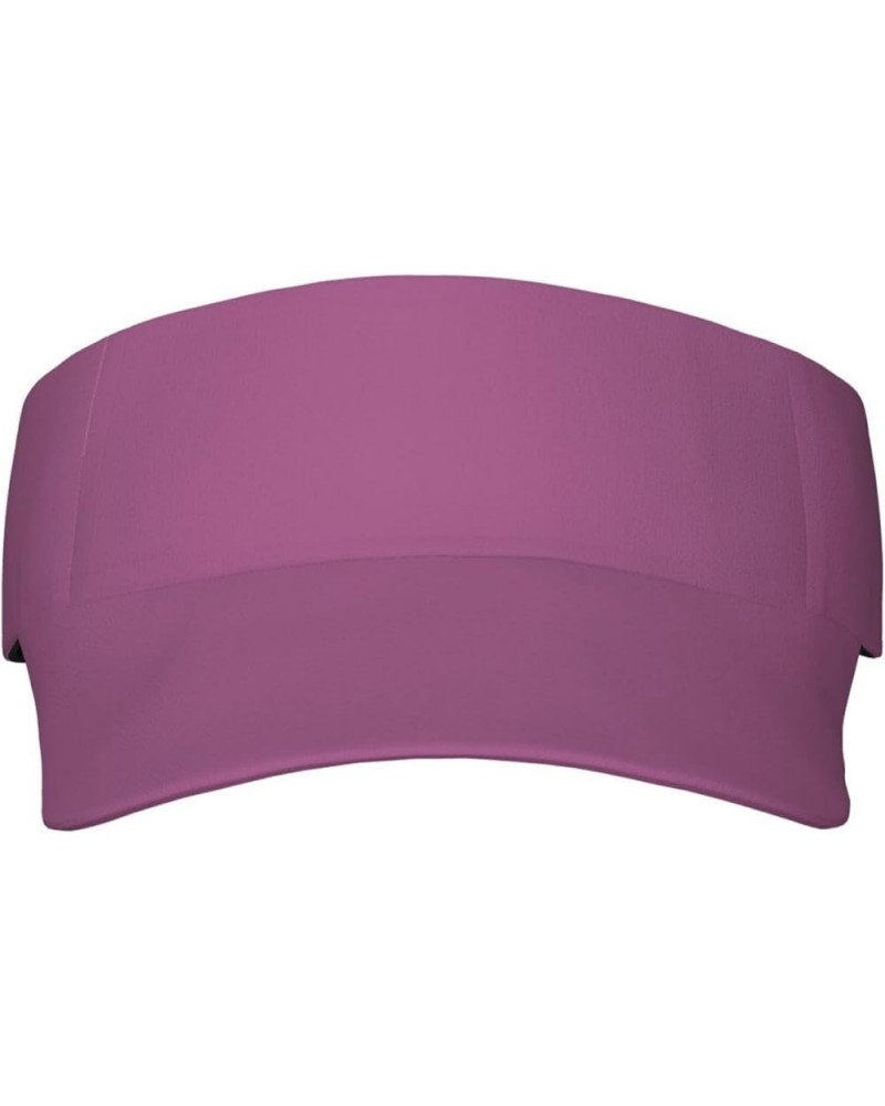 Solid Color Light Purple Adult Sunscreen Visor Cap - Ideal for Outdoor Sports Golf Sun Cap, Baseball Sun Cap & Tennis Sun Cap...